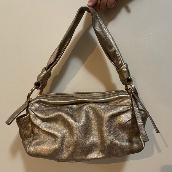 Coach Golden Leather Bag - Picture 1 of 2
